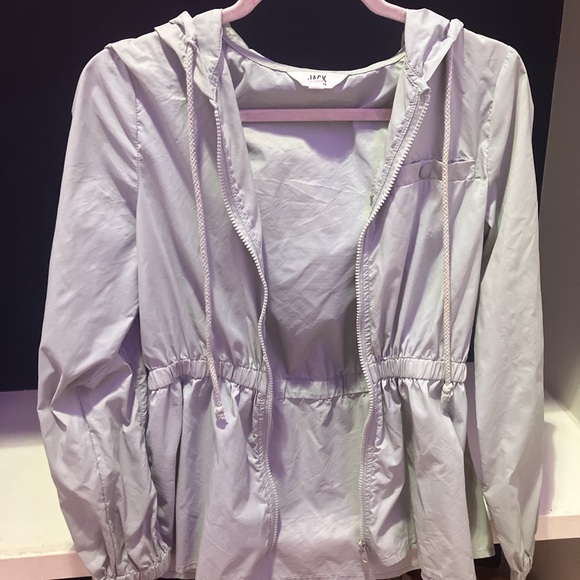 Windbreaker!! Light gray small! Unworn! - Picture 2 of 2